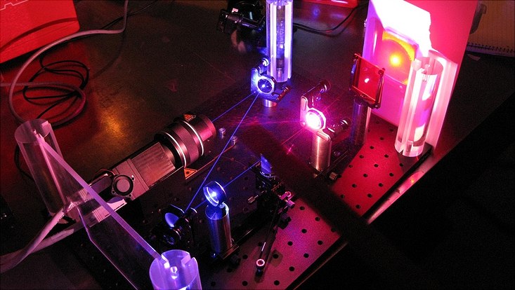 komplexer Laserstrahlgang