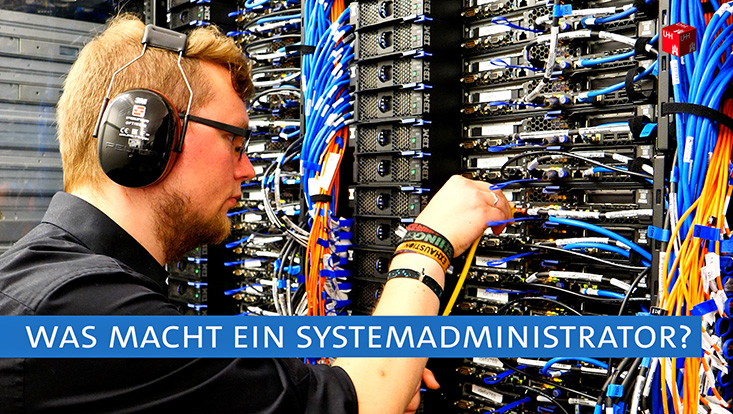 Lars Thoms im Serverraum.